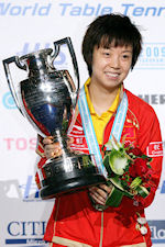 World Champion 2009 - Zhang Yining from China