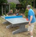 Concrete table tennis tables