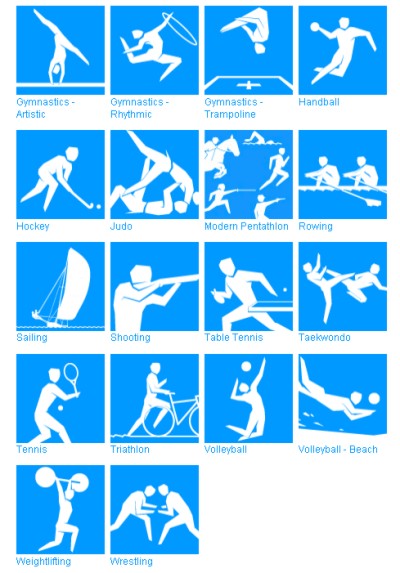 2012 Olympic Games Pictograms 2012 Olympic Games Pictograms