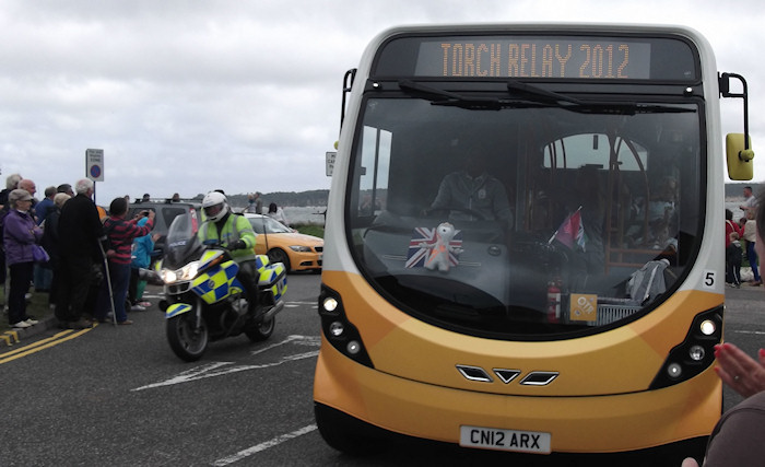 2012 Torch Relay bus 2012 Torch Relay bus