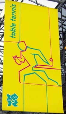 2012 Olympic Games - Table Tennis Pictogram 2012 Olympic Games - Table Tennis Pictogram