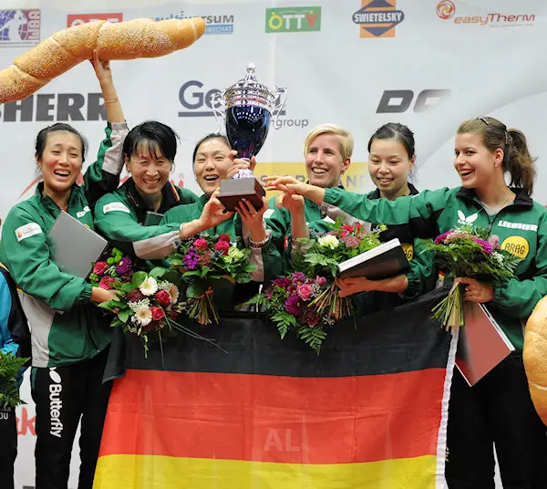 European Championships 2013 Women's Team Event winners