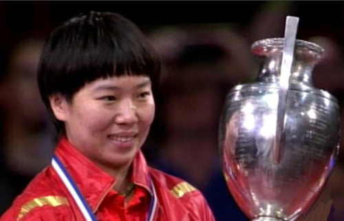 Women's Singles Champion 2013 - LI Xiaoxia (China) Women's Singles Champion 2013 - LI Xiaoxia (China)