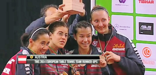 2014 European Championships - Women's Team Runners-up - Austria