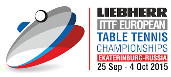 Logo for European Table Tennis Championships 2015 Logo for European Table Tennis Championships 2015