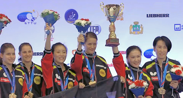 Germany - European Table Tennis Women's Team Champions 2015 Germany - European Table Tennis Women's Team Champions 2015
