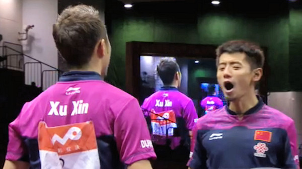 2015 World Championship Men's Doubles Champions - XU Xin & ZHANG Jike (China)