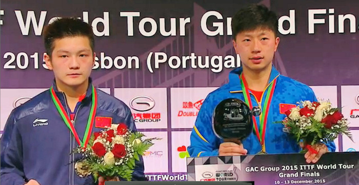 2015 ITTF World Tour Grand Finals - Fan Zhendong and Ma Long