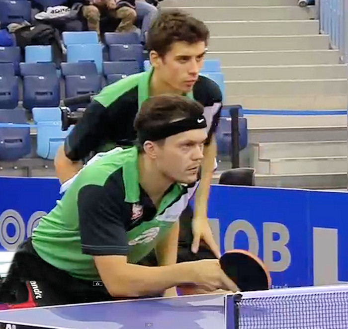 2016 European Championships Men's Doubles silver medallists - Daniel Gorak and Jakub Dyjas