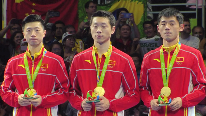 Men's Team Event Gold medal winners - China