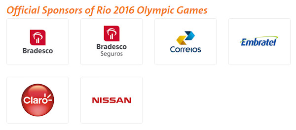 2016 Olympic Games Sponsors