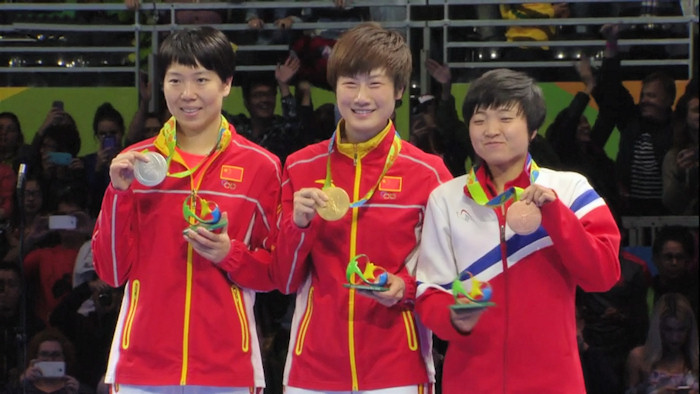 2016 Olympic Games Women's Singles Event Medal winners