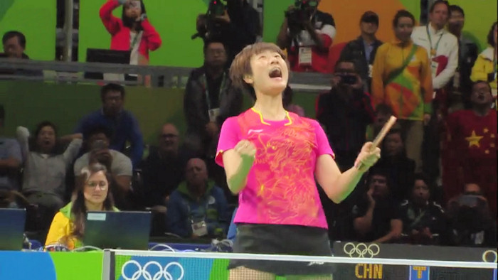 2016 Olympic Games Women's Singles Event Gold Medal winner - Ding Ning