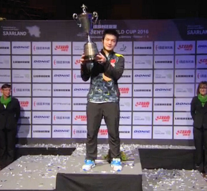 World Cup 2016 - Winner - Fan Zhendong