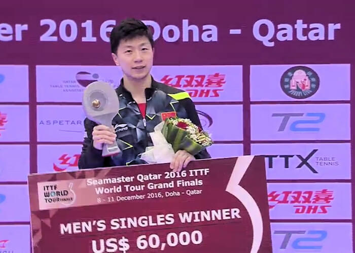 2016 ITTF World Tour Grand Finals - Ma Long