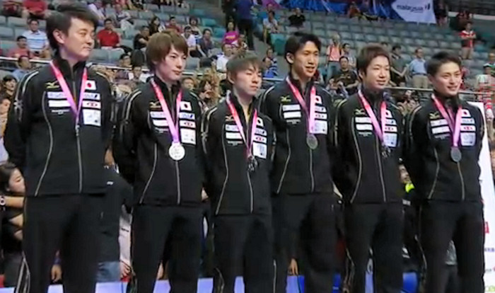 2016 World Team Championships - Japan - Silver Medallists