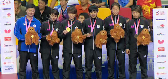 2016 World Team Championships - Chinese Taipei - Bronze Medallists