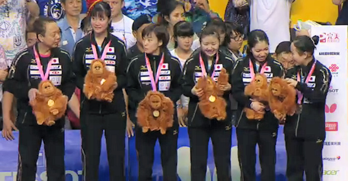 2016 World Team Championships - Japan - Silver Medallists