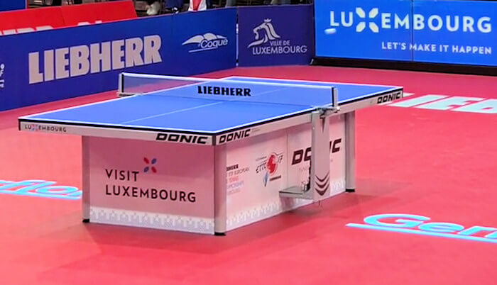 Donic World Champion TC table used for 2017 European Table Tennis Championships