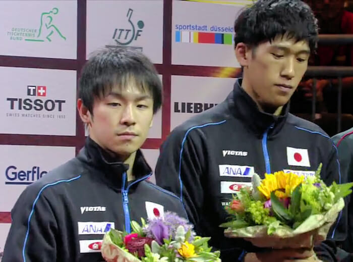 Koki Niwa and Maharu Yoshimura, Mens Doubles Bronze Medallists 2017