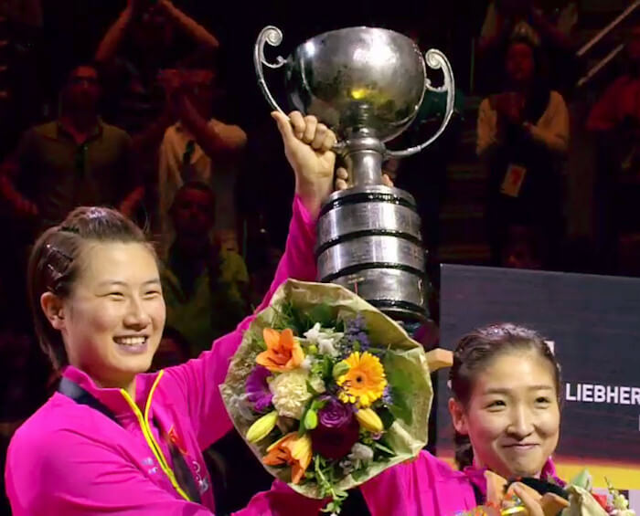 Ding Ning and Liu Shiwen - Women's Doubles World Champions 2017