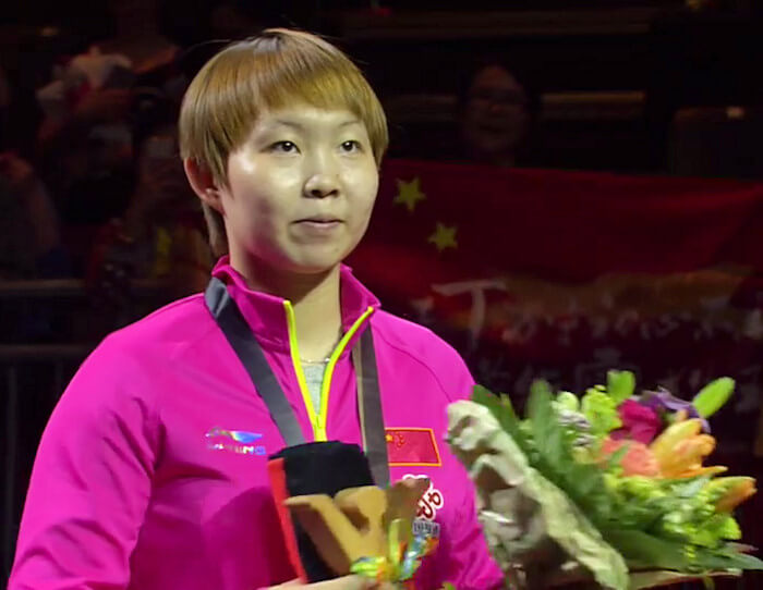Zhu Yuling - Women's Singles Silver Medallist 2017