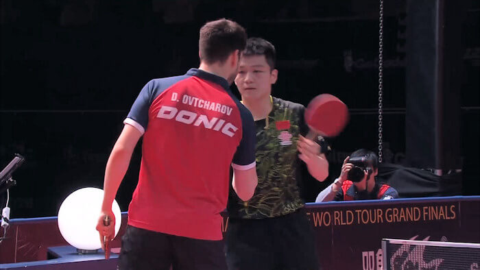 2017 ITTF World Tour Grand Finals - Fan Zhendong and Dimitrij Ovtcharov