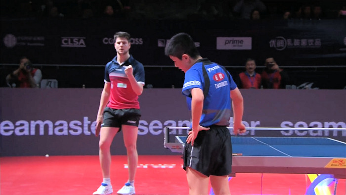2017 ITTF World Tour Grand Finals - Dimitrij Ovtcharov and Tomokazu Harimoto