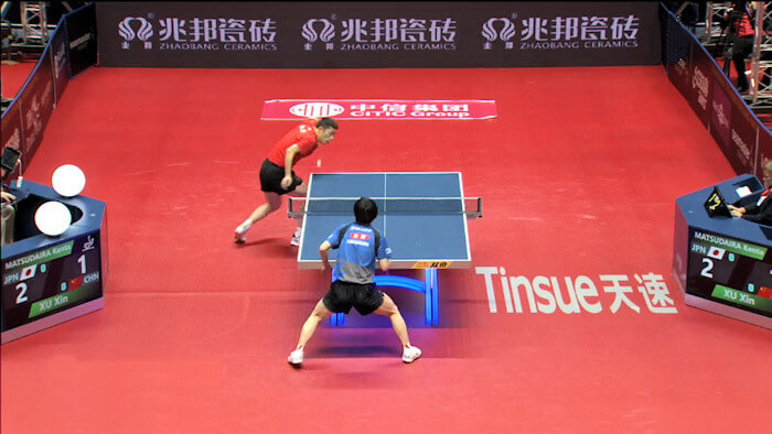 2017 ITTF World Tour Grand Finals - Xu Xin and Kenta Matsudaira