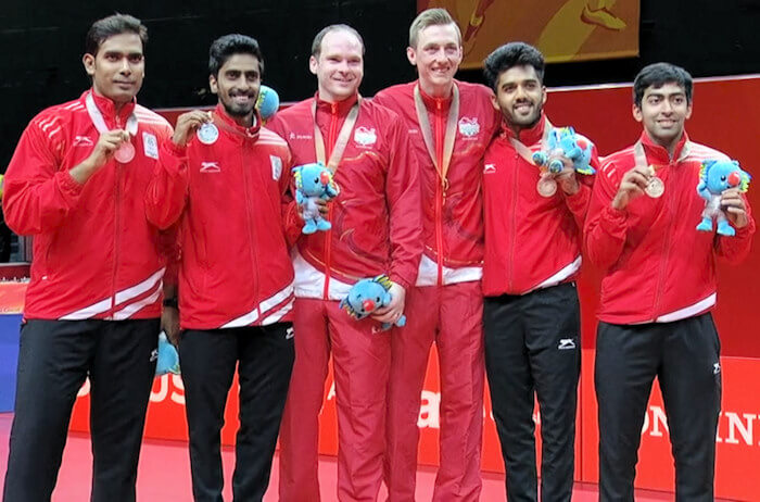 2018 Commonwealth Games Men's Doubles Medallists