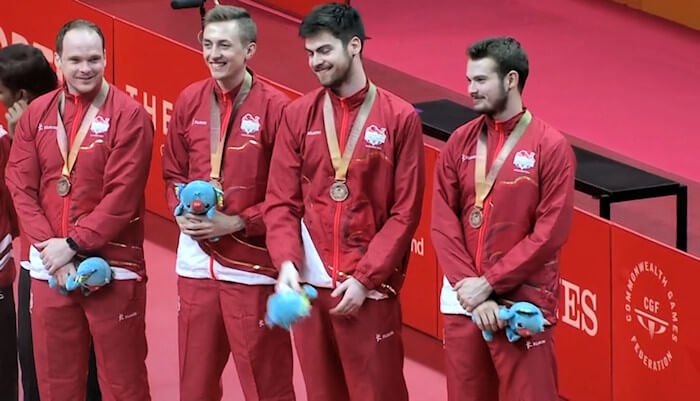 2018 Commonwealth Games Bronze Medallists - England