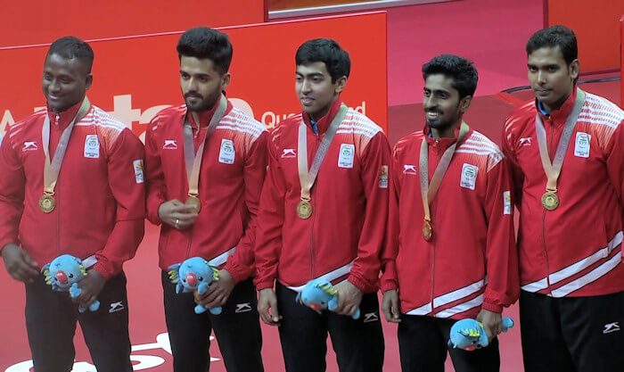 2018 Commonwealth Games Men's Team Gold Medallists - India