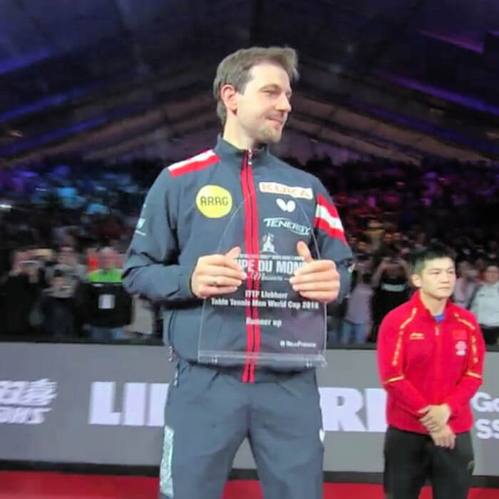 Timo Boll - runner up - World Cup 2018