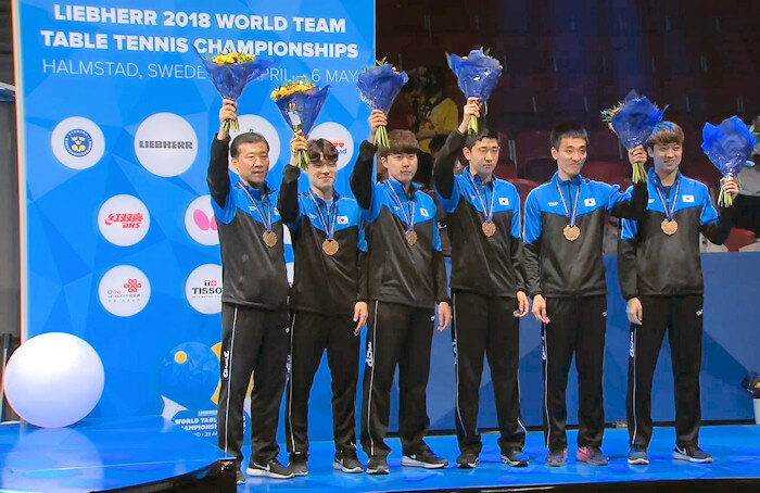 2018 World Team Championships - South Korea - Bronze Medallists