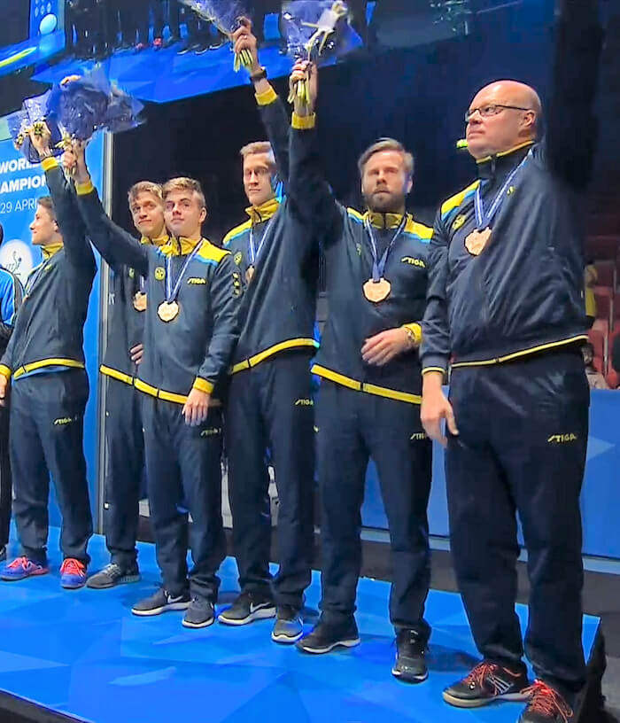 2018 World Team Championships - Sweden - Bronze Medallists