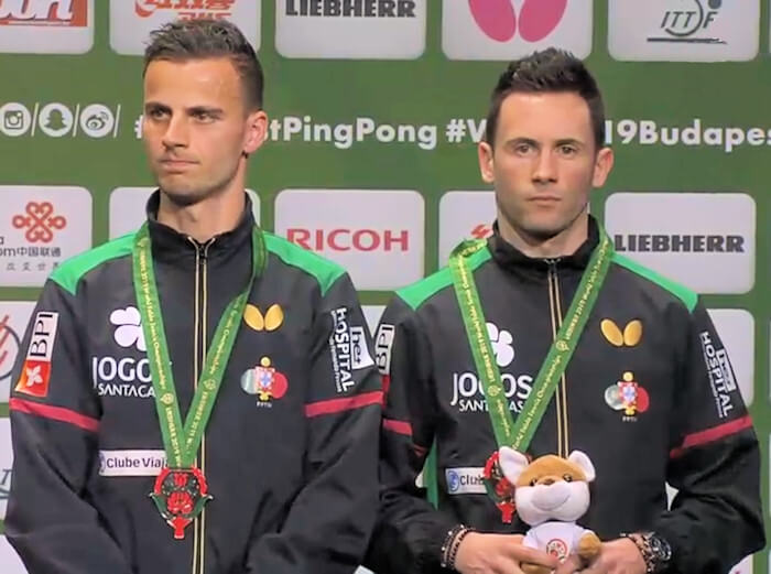Tiago Apolonia and Joao Monteiro - Men's Doubles Bronze Medallist 2019