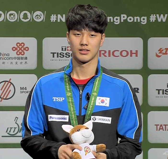 2019 World Championships - Mens Singles - Bronze Medallist - An Jaehyun