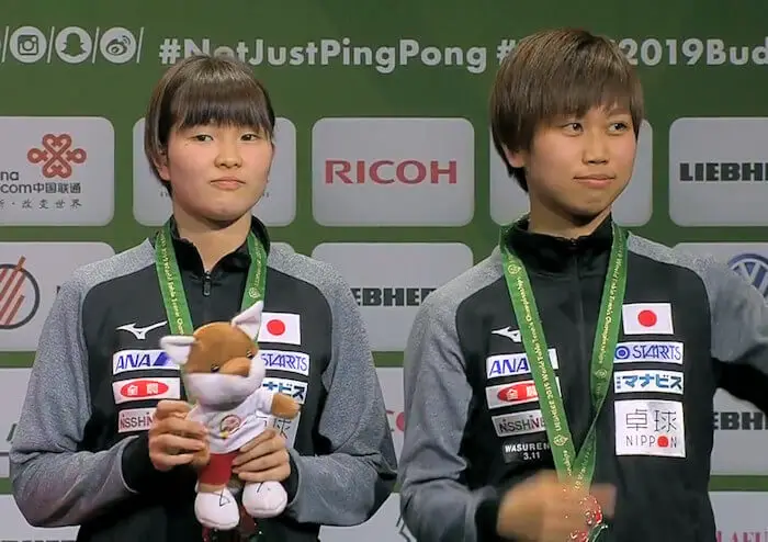 Bronze Medallists - Hitomi Sato and Honoka Hashimoto