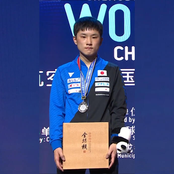 Tomokazu Harimoto- runner up - World Cup 2019