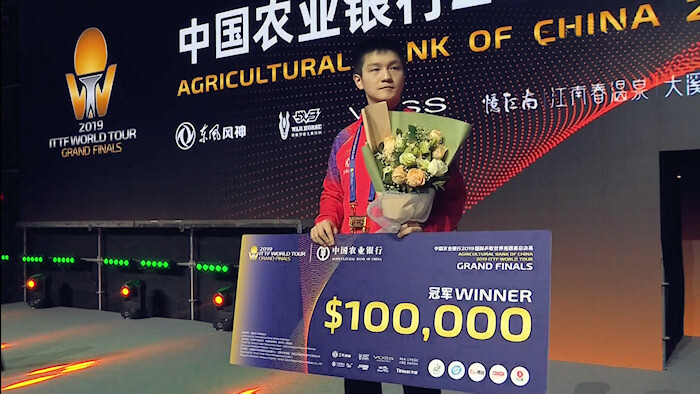2019 ITTF World Tour Grand Finals Winner - Fan Zhendong