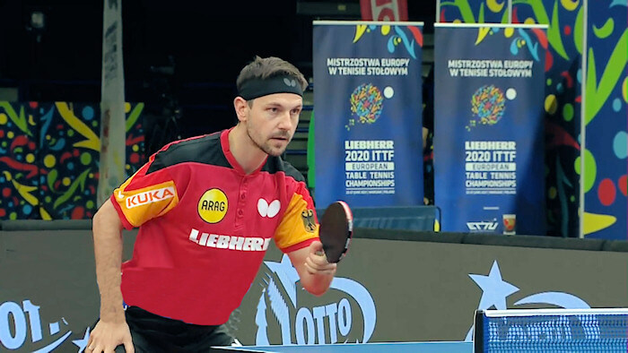 2020 European Championships Men's Singles gold medallist - Timo Boll (Germany)