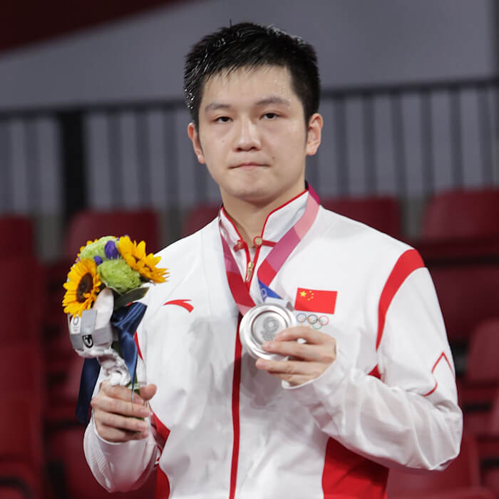 2020 Olympic Games Men's Singles Event Silver Medal winner - Fan Zhendong