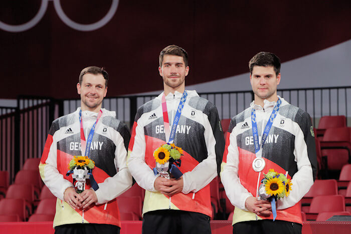 Men's Team Event Silver medal winners - Germany