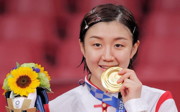 2020 Olympic Games Women's Singles Event Gold Medal winner - Chen Meng