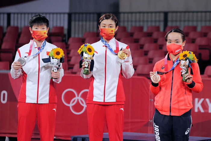 2020 Olympic Games Women's Singles Event Medal winners