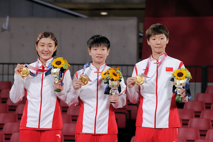 Women's Team Event Gold medal winners - China