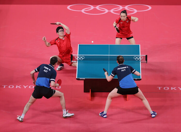 Mixed Doubles Event - Japan v Austria