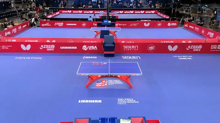 2021 World Championships show courts