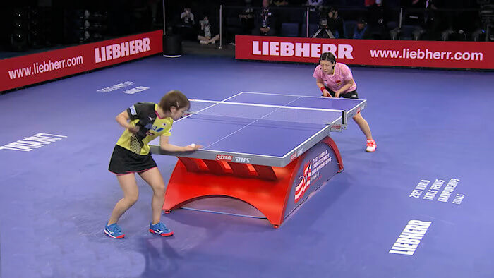 2021 World Championships - Womens Singles - Miu Hirano (Japan) v Chen Meng (China)