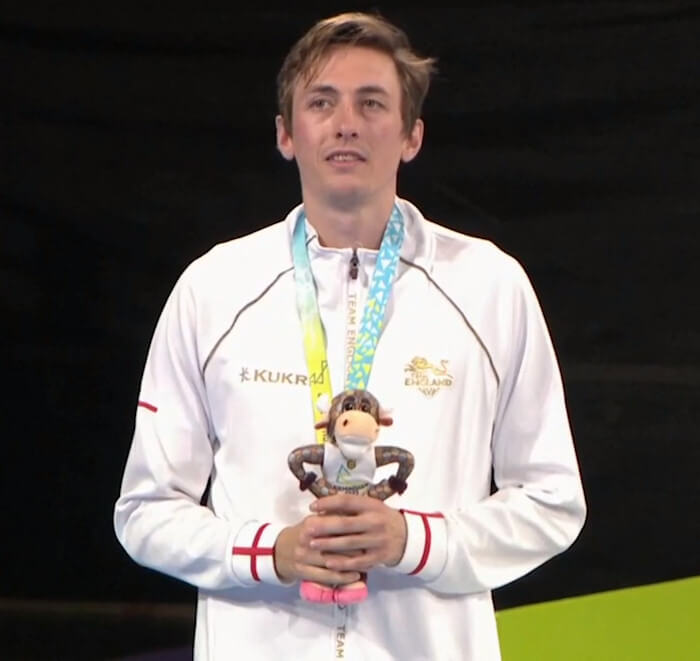 Men's Singles Silver Medallist - Liam PITCHFORD (England)